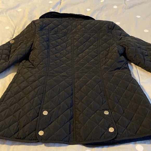 Michael Kors Black Button Down Quilted Coat - Picture 7 of 9